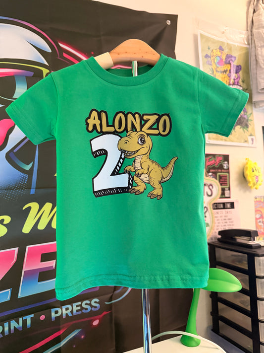 Custom kids birthday shirts