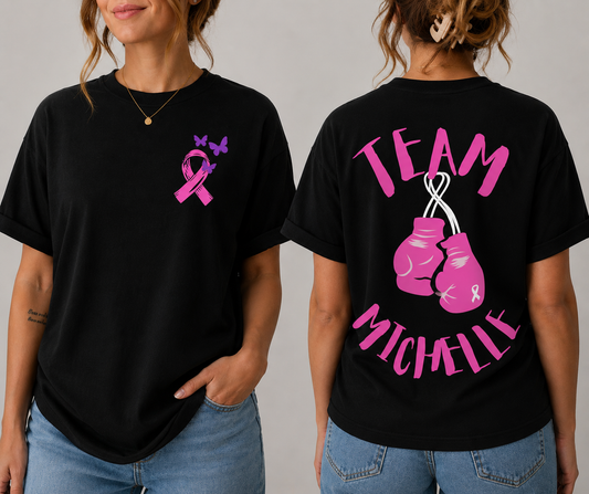 "Team Michelle" Black Tee