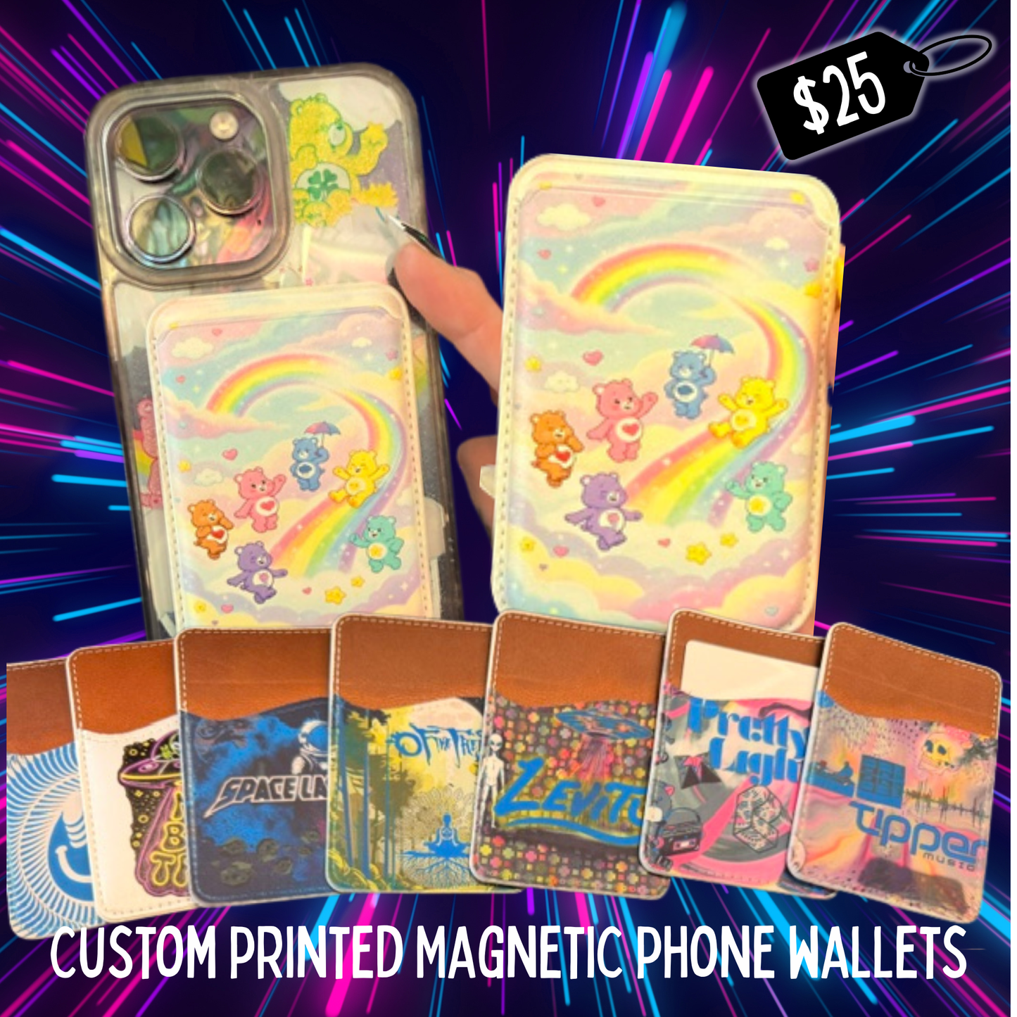 Custom Printed Magnetic Phone Wallet