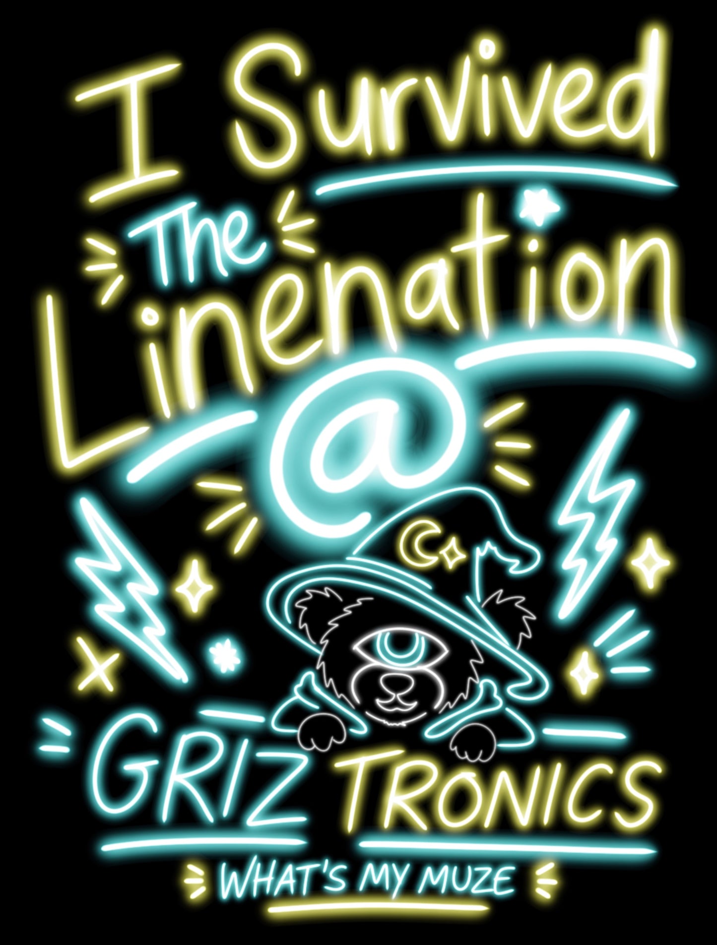 I Survived The Linenation @ GRiZTRONiCS Tee 🌙⚡