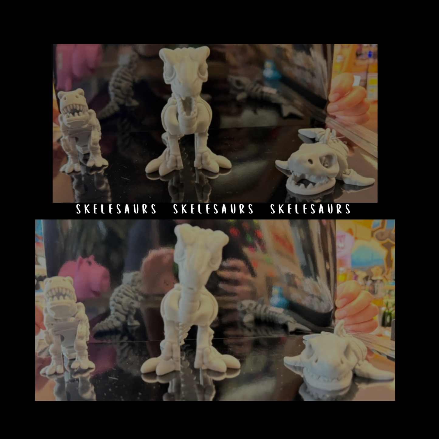 Skelesaurs — 3D Printed Dinosaur Skeleton Figures