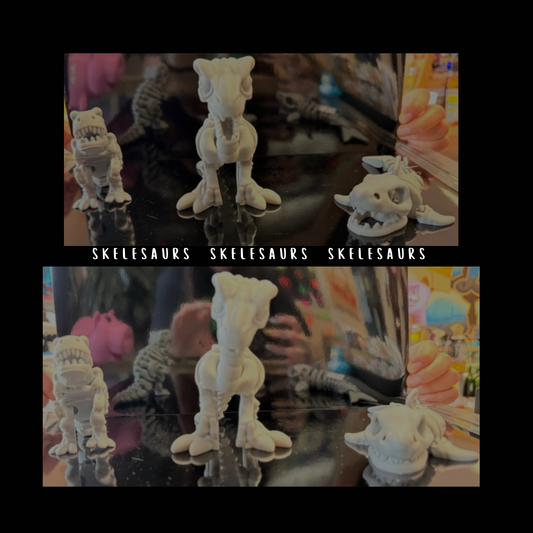Skelesaurs — 3D Printed Dinosaur Skeleton Figures